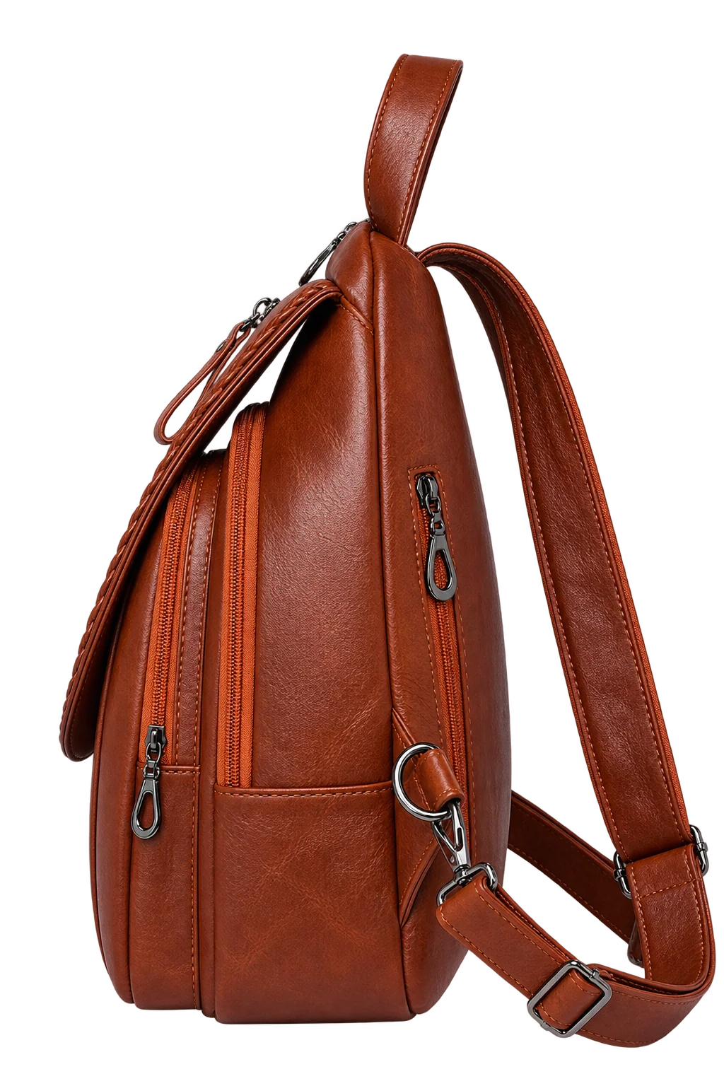 Women's Soft Leather Mini Backpack – Stylish Everyday Shoulder Bag
