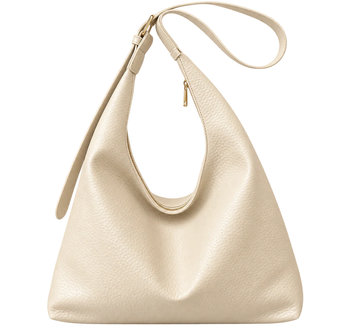 Women’s Leather Tote Bag – Large Capacity Shoulder Handbag with Zipper Closure
