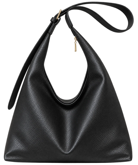 Women’s Leather Tote Bag – Large Capacity Shoulder Handbag with Zipper Closure