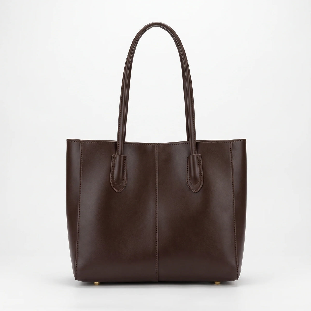 Women's Vintage PU Tote Bag – Large Capacity Shoulder Handbag