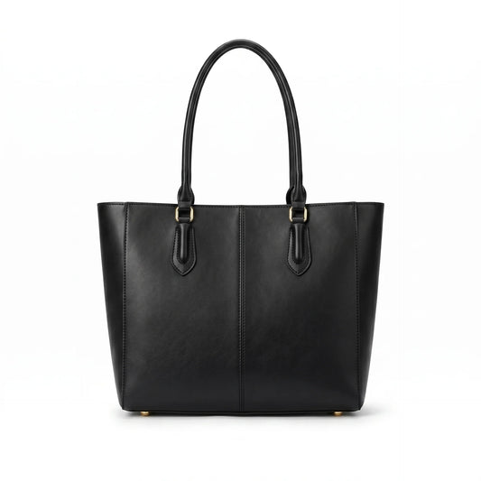 Women's Vintage PU Tote Bag – Large Capacity Shoulder Handbag
